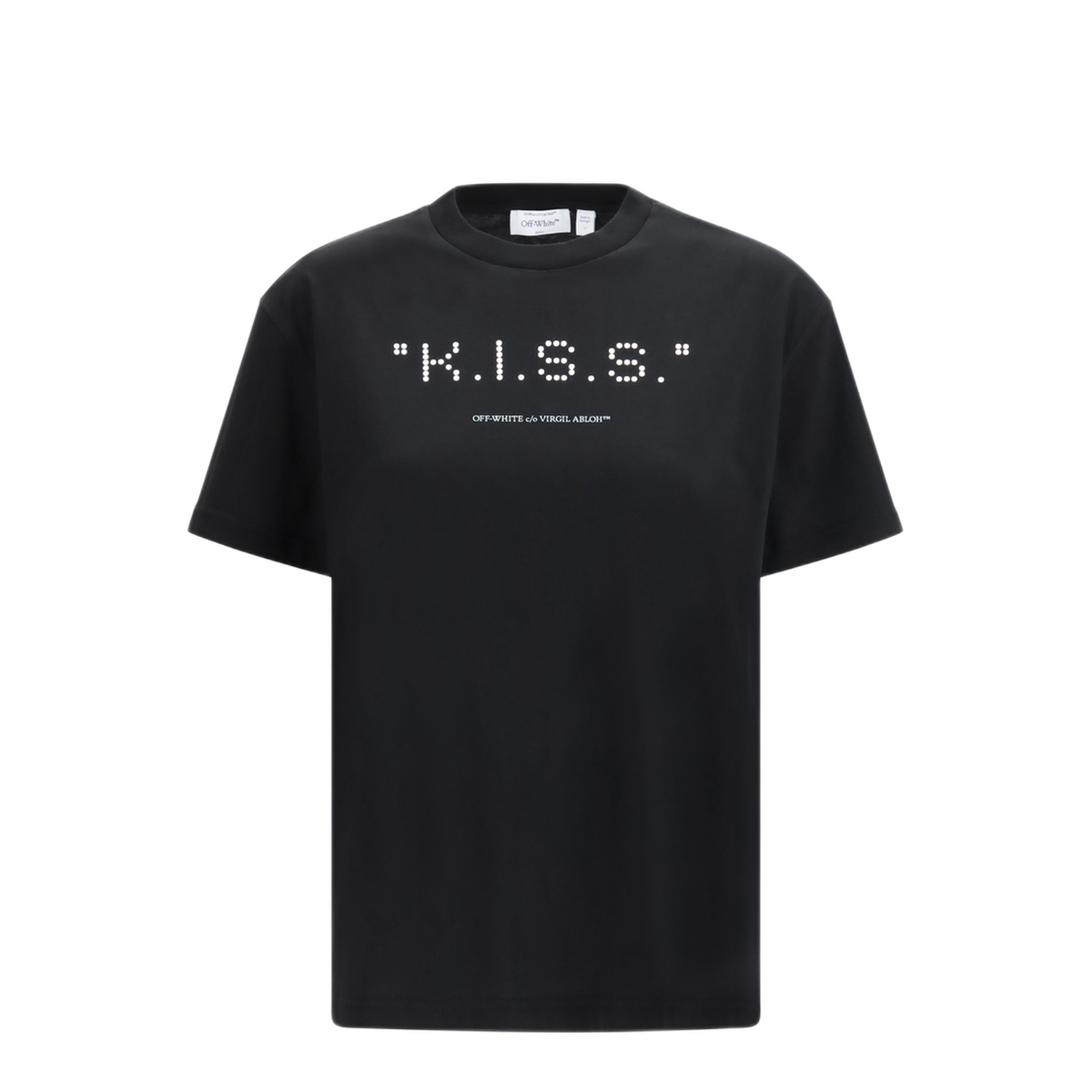 MAYFEYR - Off-White - Kiss Quote T Shirt - 2AA089S26JER007W003