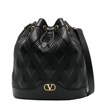 Quiltie 67 Leather Bucket Bag