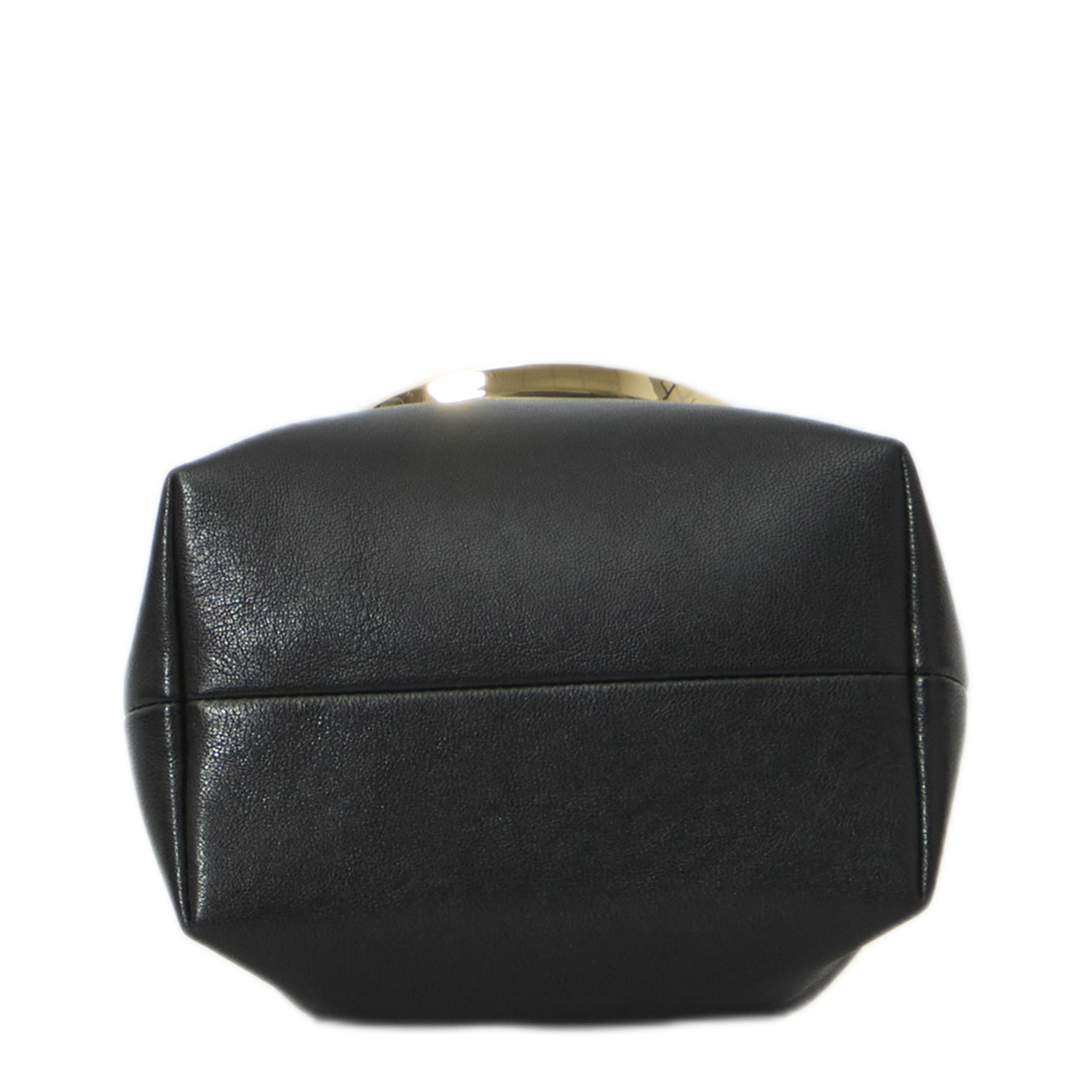 MAYFEYR - Jimmy Choo - Black Bon Bon Bag - BONBONTYTBLACKLIGHTGOLD