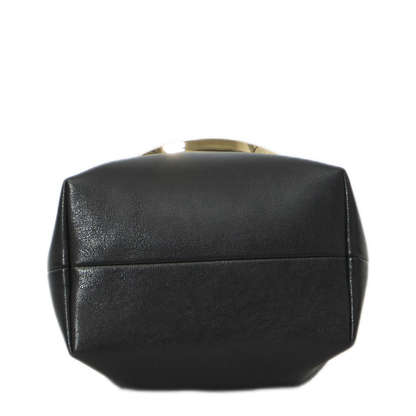 MAYFEYR - Jimmy Choo - Black Bon Bon Bag - BONBONTYTBLACKLIGHTGOLD