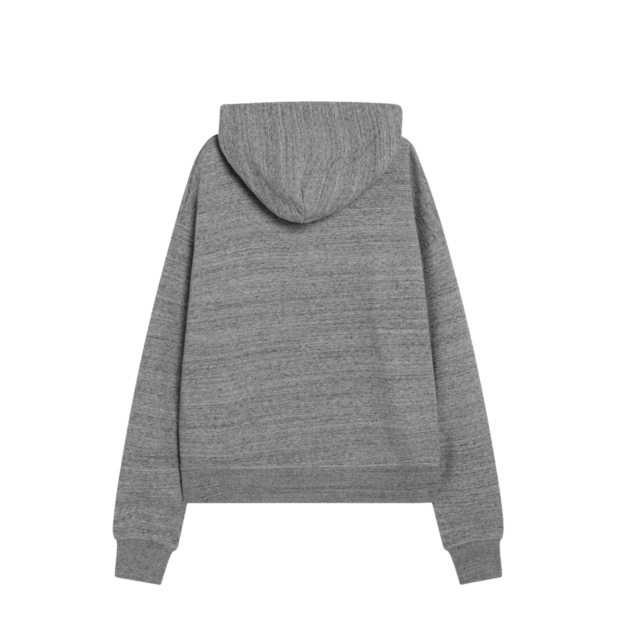 Grey Cotton Sweatshirt with Logo