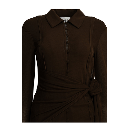 MAYFEYR - Ganni - Short Chemise Dress - A1030222ZWX