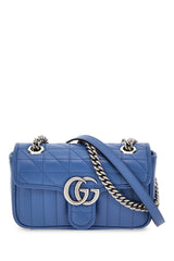 GG Marmont Matelassé Shoulder Bag, Silver Hardware