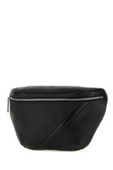 Shadow Diagonal Belt Bag Black Leather Belt Bag