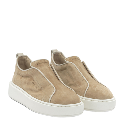 MAYFEYR - Santoni - Low Suede Sneakers - WBCD61479BARTIODP10P10