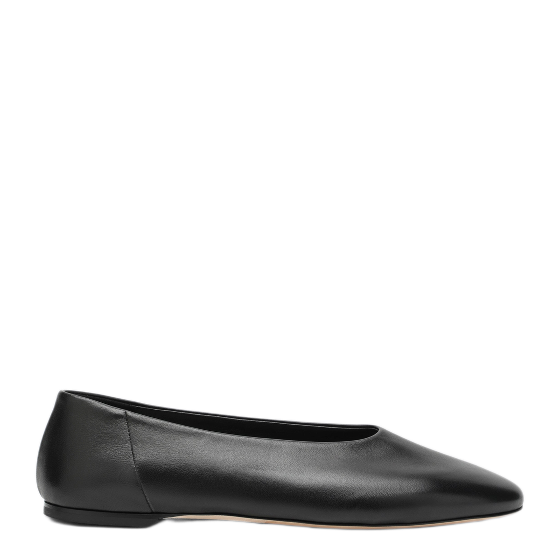 MAYFEYR - Toteme - Slip On Nappa Ballet Flats Black Leather - 263-WAS0313LE0210001