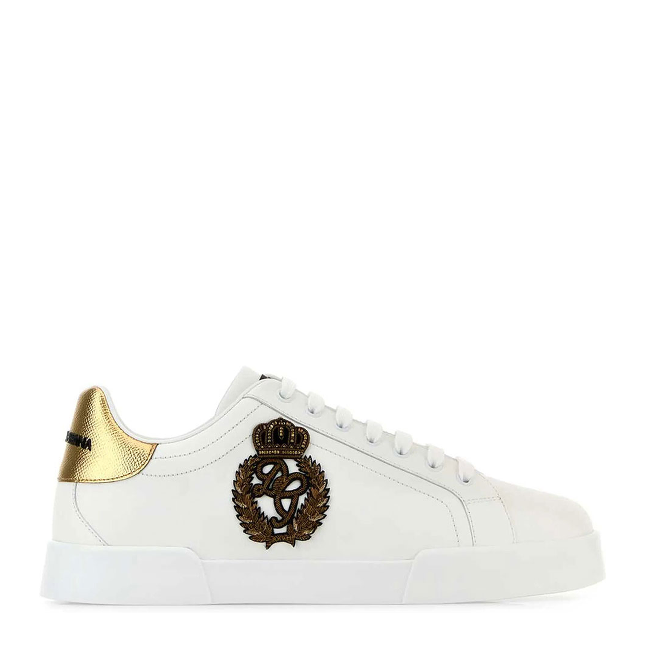 MAYFEYR - Dolce & Gabbana - Portofino Sneakers In Nappa Leather With Crown Patch - CS2330AH1368I047
