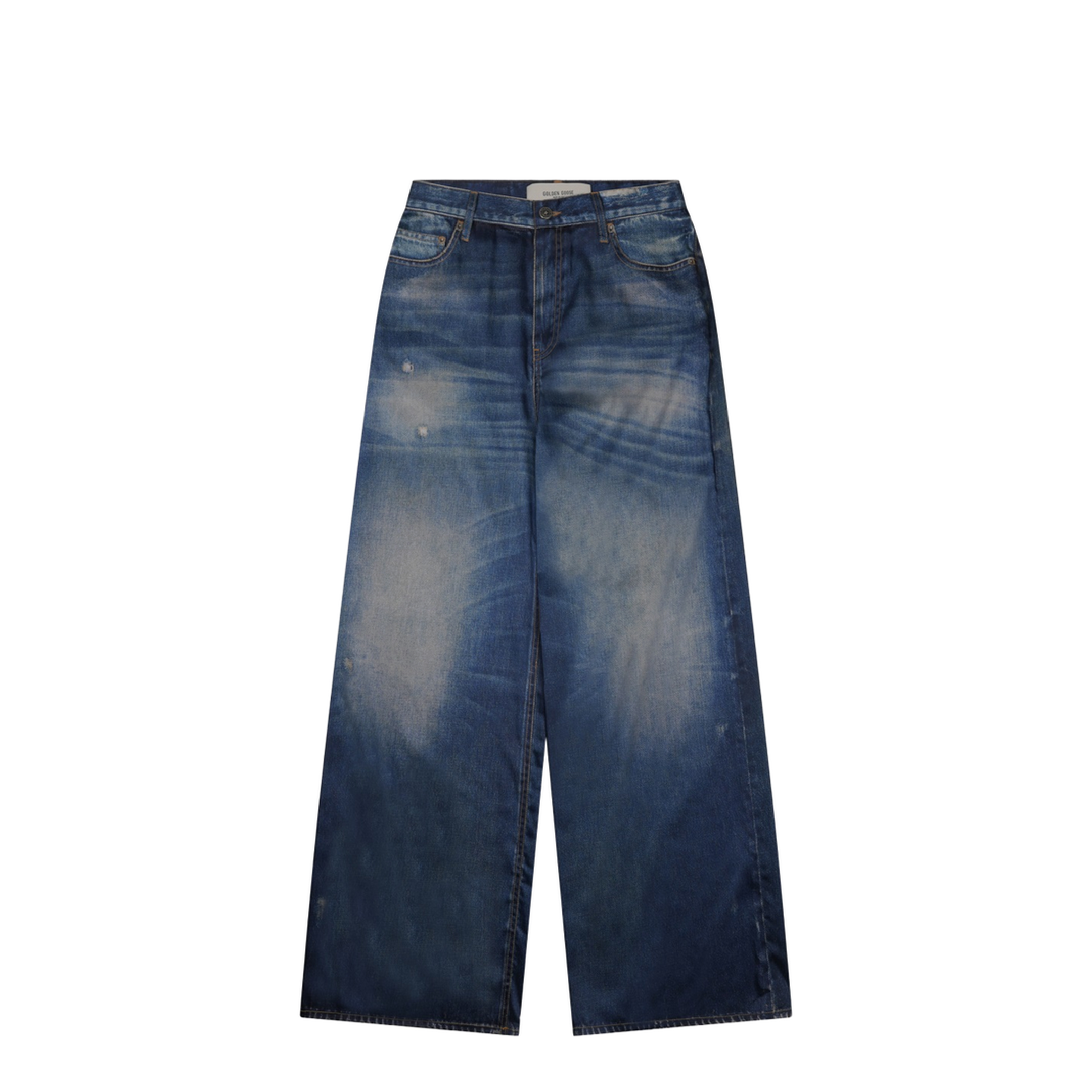 Printed Pants Jeans Effect