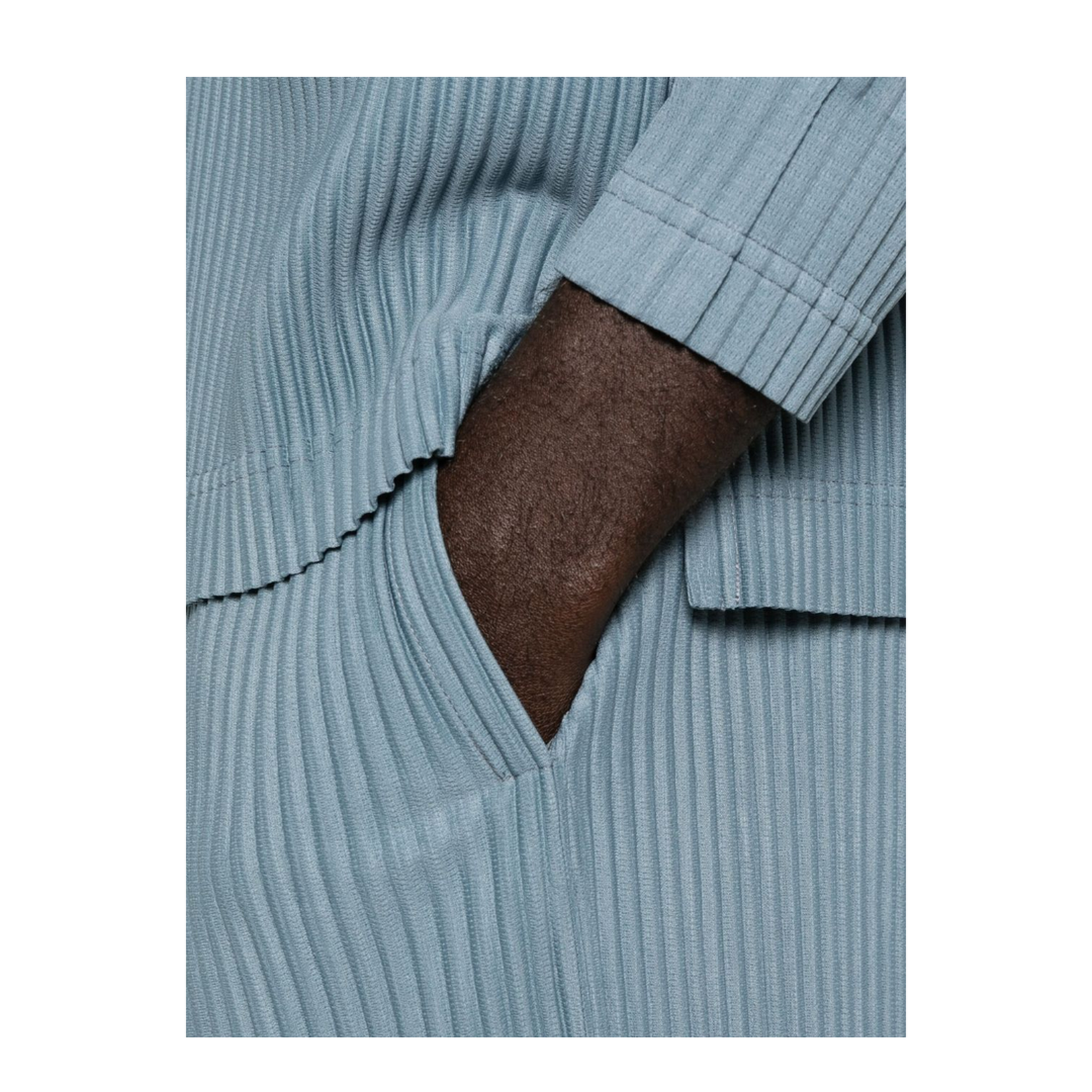 Pleated Design Cropped Pants