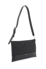 FF Jacquard Crossbody Bag, Silver Hardware