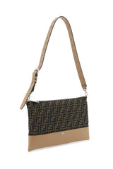 FF Jacquard Crossbody Bag, Silver Hardware