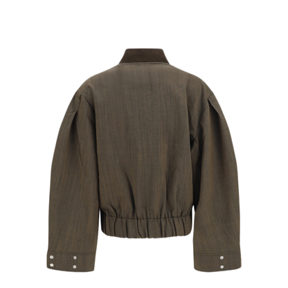 MAYFEYR - Ganni - Lightweight Wool Bomber Jacket - A1010215ZXZ