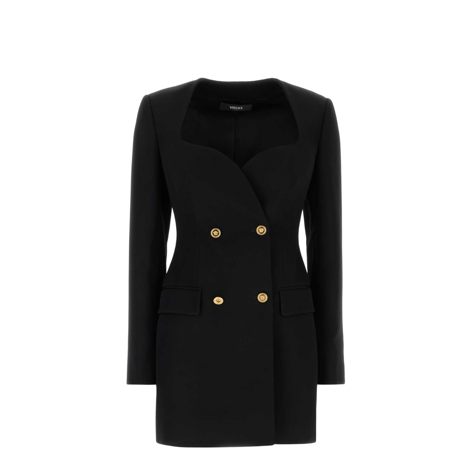 Black Wool Blazer Dress