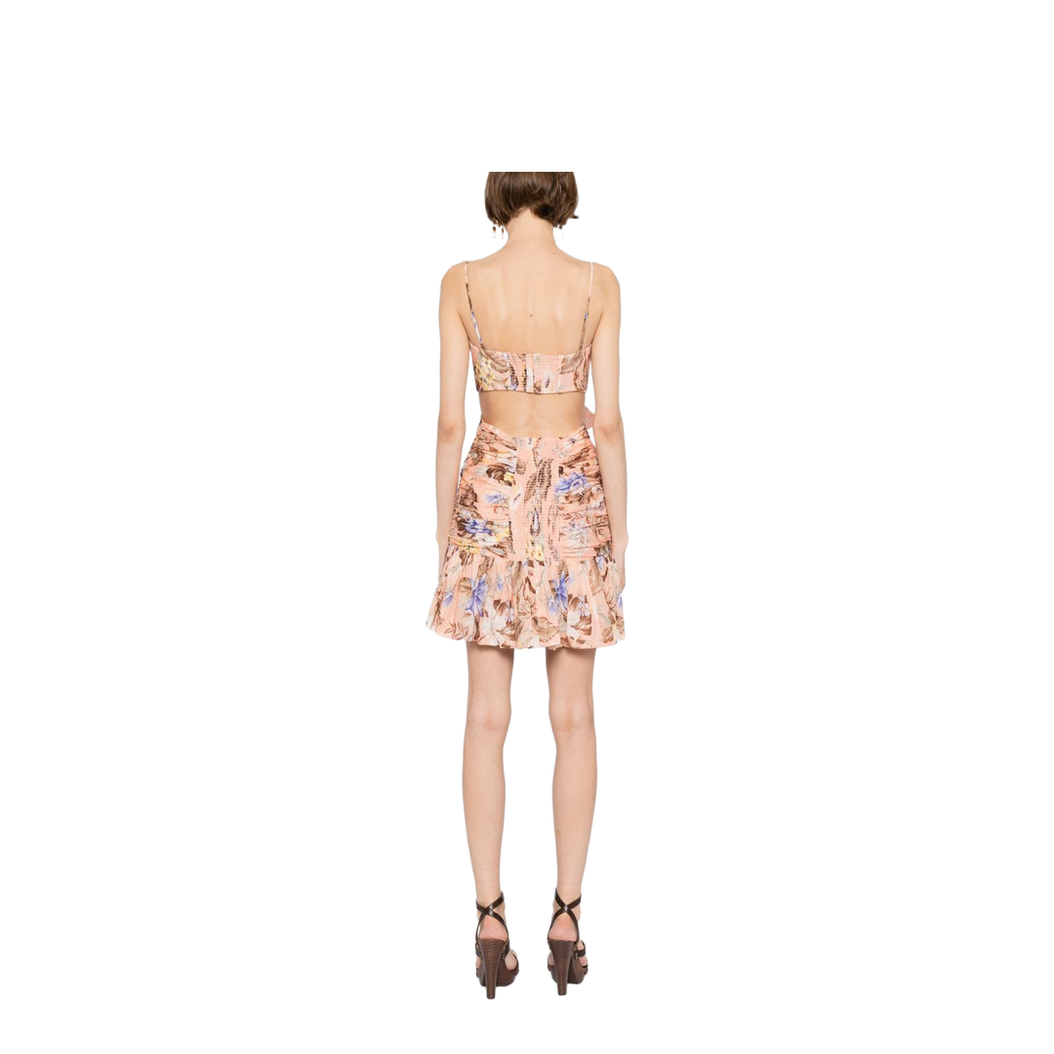 Coco Printed Cotton Mini Dress