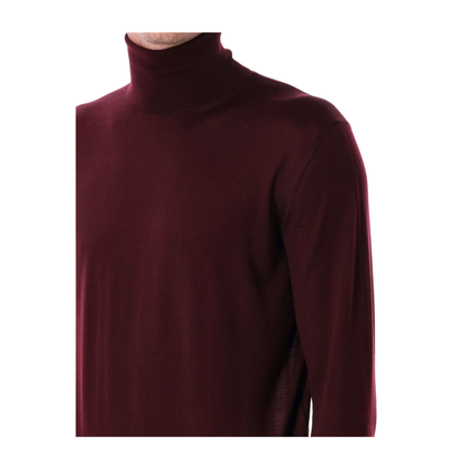 Wool turtleneck sweater