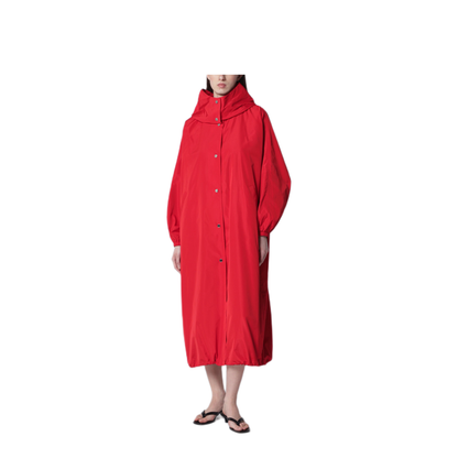 MAYFEYR - Róhe - Red Oversize Coat In Silk Blend Fabric - 419-10-168PL600