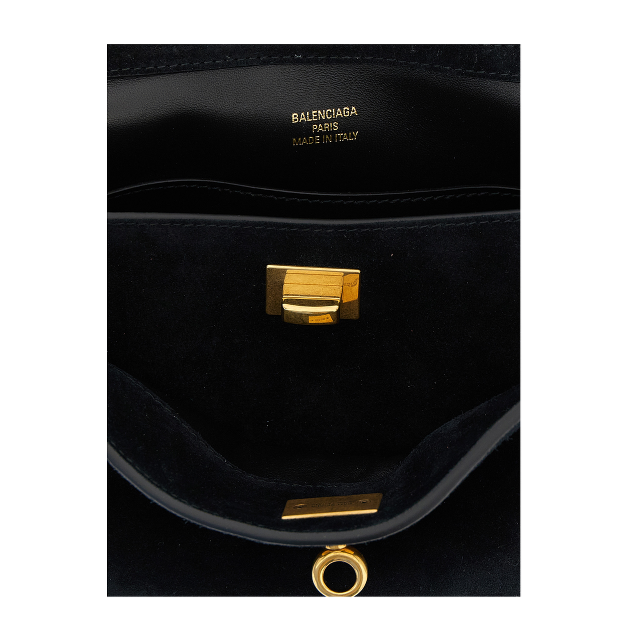 MAYFEYR - Balenciaga - Black Suede Mini Rodeo Handbag - 8437122ACKO1000
