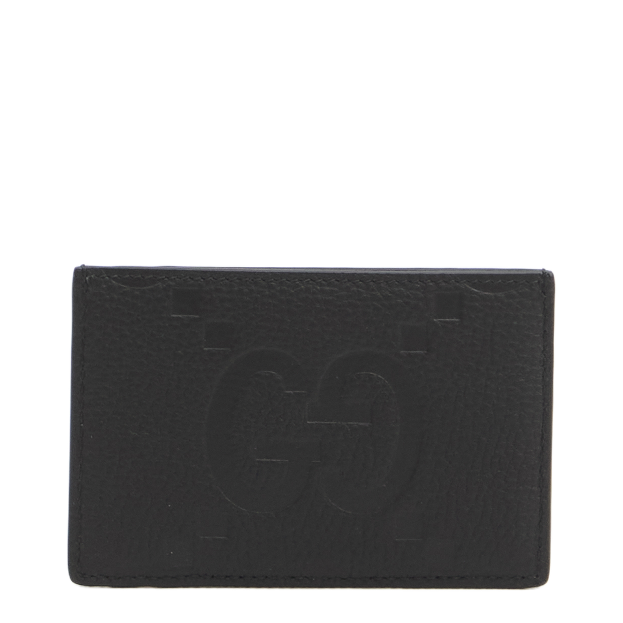 Maxi GG Card Holder Leather Black
