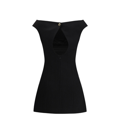 MAYFEYR - Marine Serre - Wool Bouclé Sleeveless Mini Dress - WDR398ACWOV0077