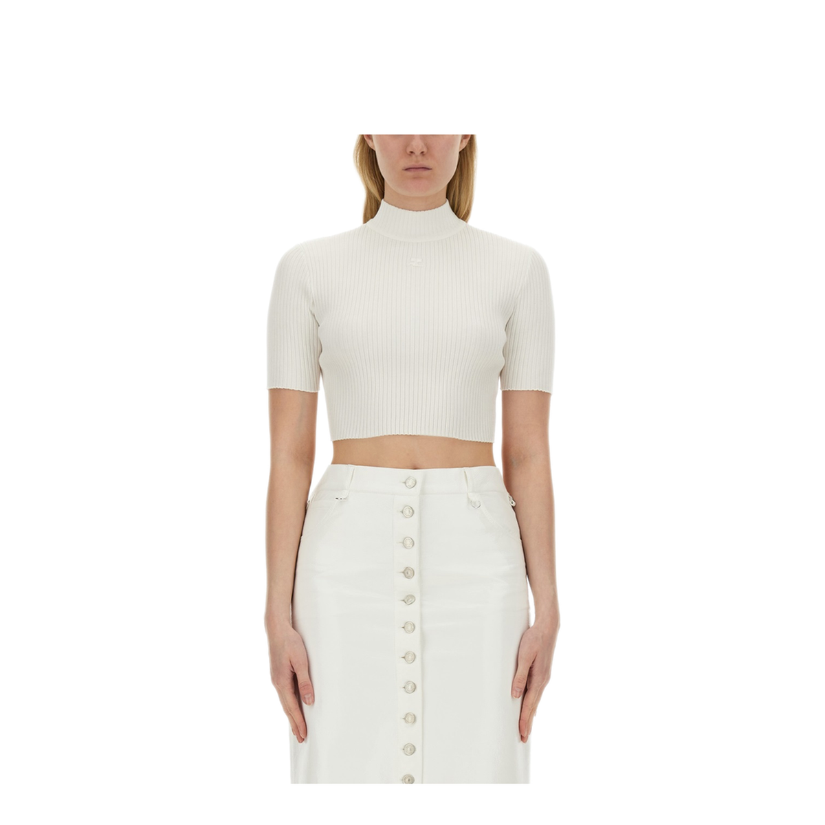 MAYFEYR - Courreges - Top Cropped - 124MPU135FI00010001