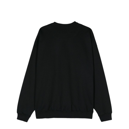 Ribbed Crew Neck Long Sleeve Top