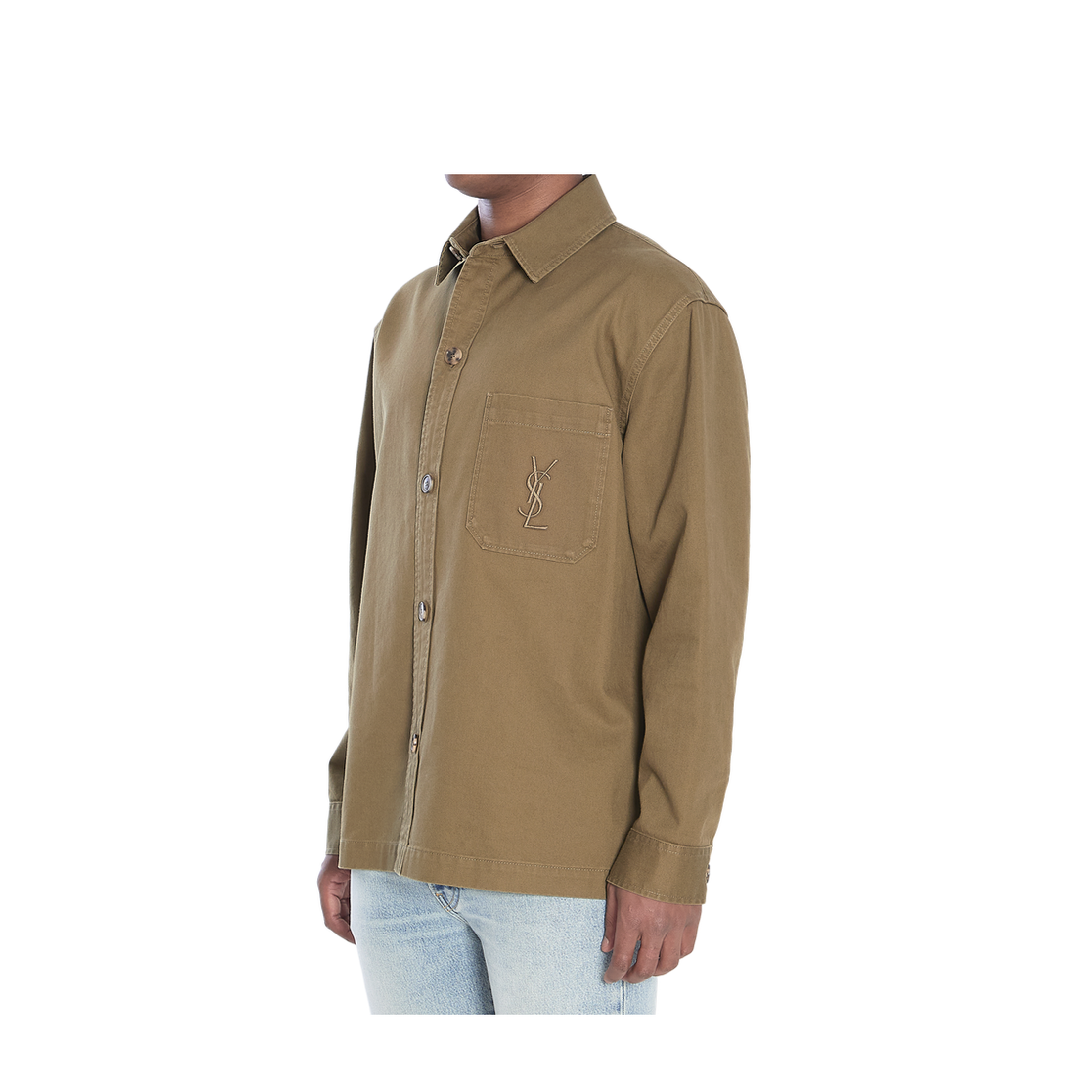 CASSANDRE Overshirt in Cotton Linen Gabardine