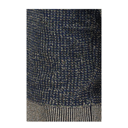 MAYFEYR - Balmain - Short Sleeve Sequined Sweater With Buttons - HF1ALB60KK13SQH