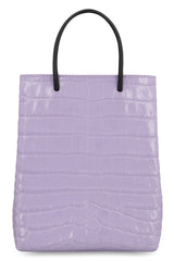 Shopping Phone Shoulder Bag Lilac/White