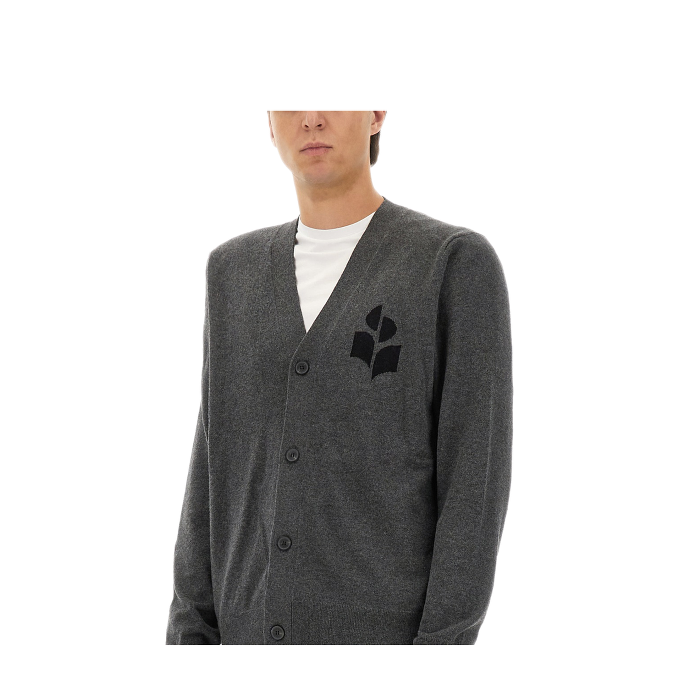 MAYFEYR - Marant - Cardigan With Logo - CA0077HAA1L04H02AN