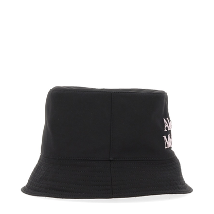 Reversible Bucket Hat with Embroidered Logo
