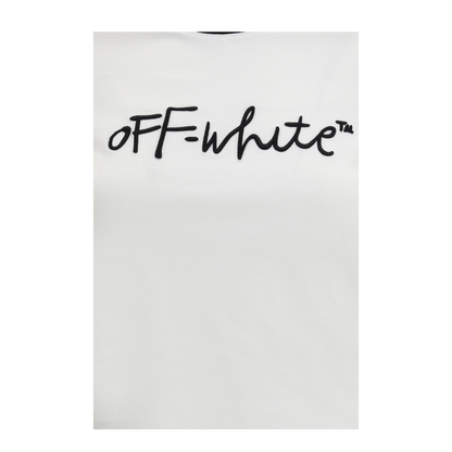 MAYFEYR - Off-White - Script T-Shirt - 2AA112S26JER001