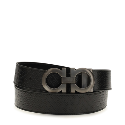 MAYFEYR - Ferragamo - Reversible Gancini Leather Belt - 780544185