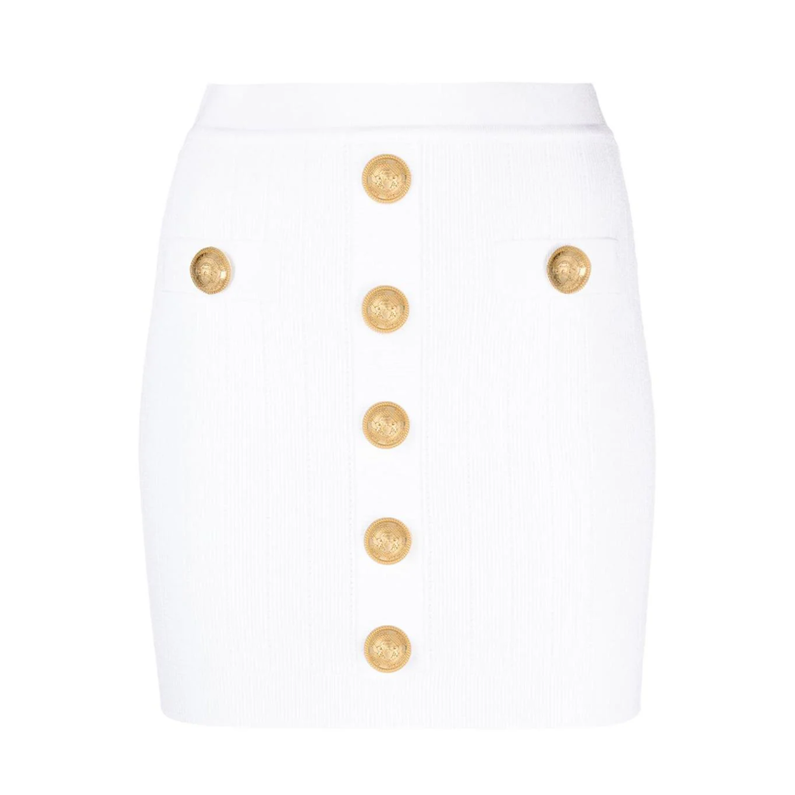 Ribbed Knit Mini Skirt