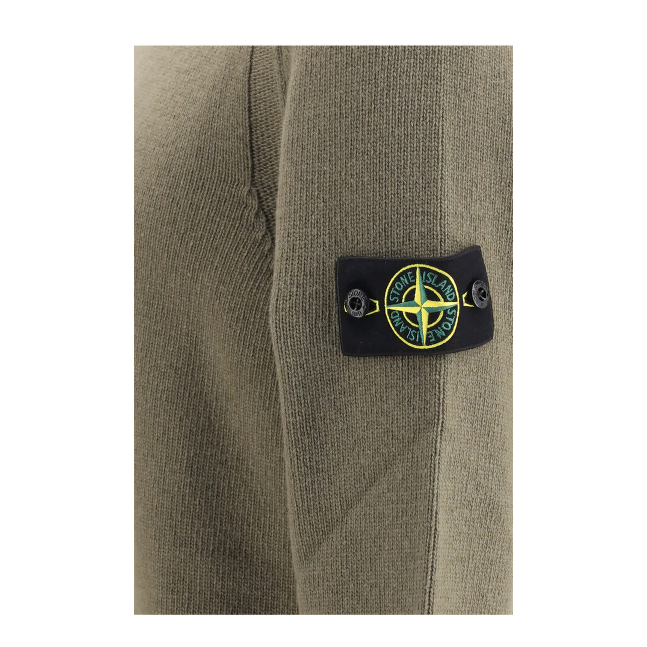 MAYFEYR - Stone Island - Crewneck Sweater With Logo Patch On Sleeve - L2S155100072S00A3V005G