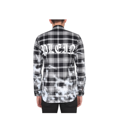 MAYFEYR - PHILIPP PLEIN - Tartan Pattern Shirt - AABCMRP1837PTE003N02