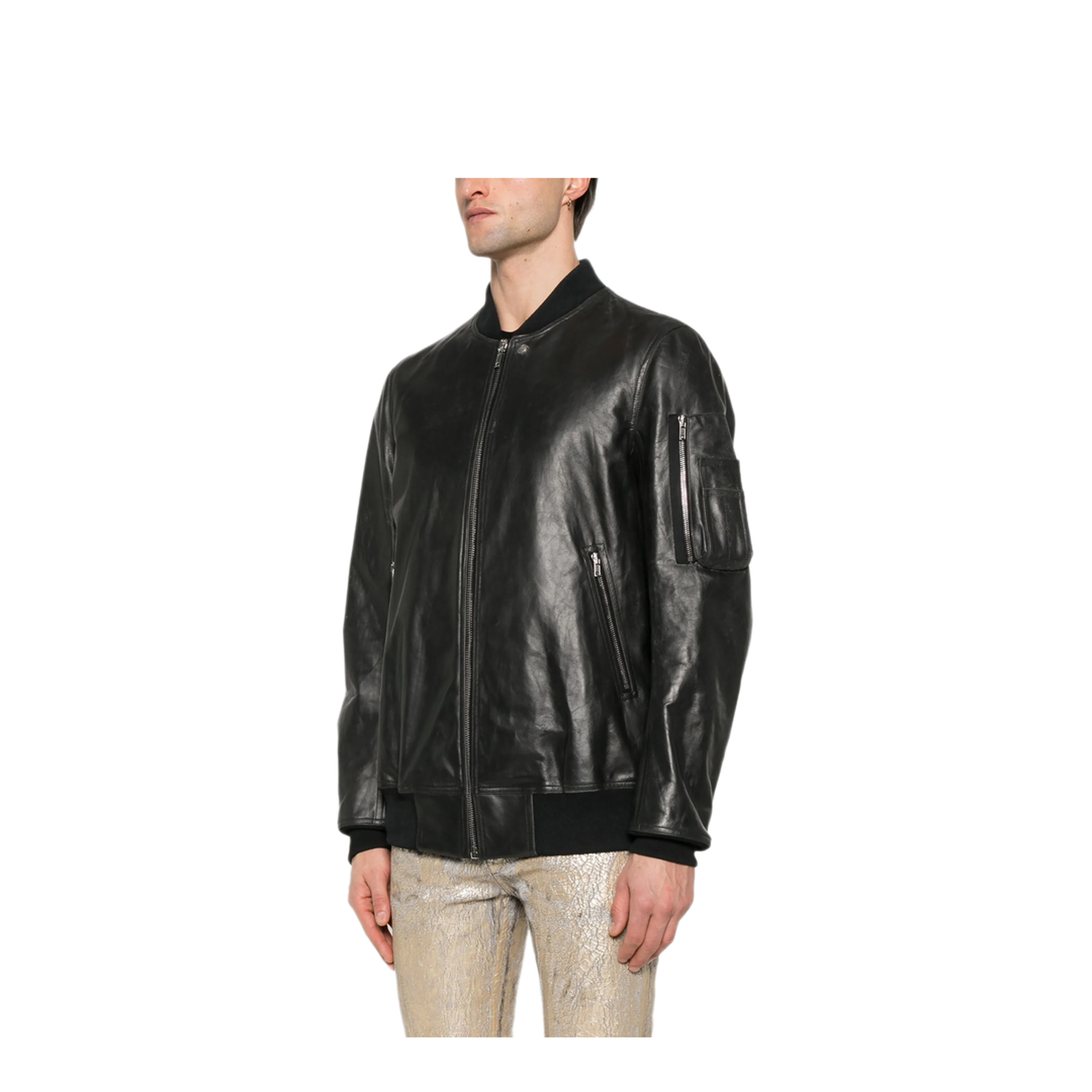 MAYFEYR - Rick Owens - Classic Flight Leather Jacket - RU01E5778LTP09