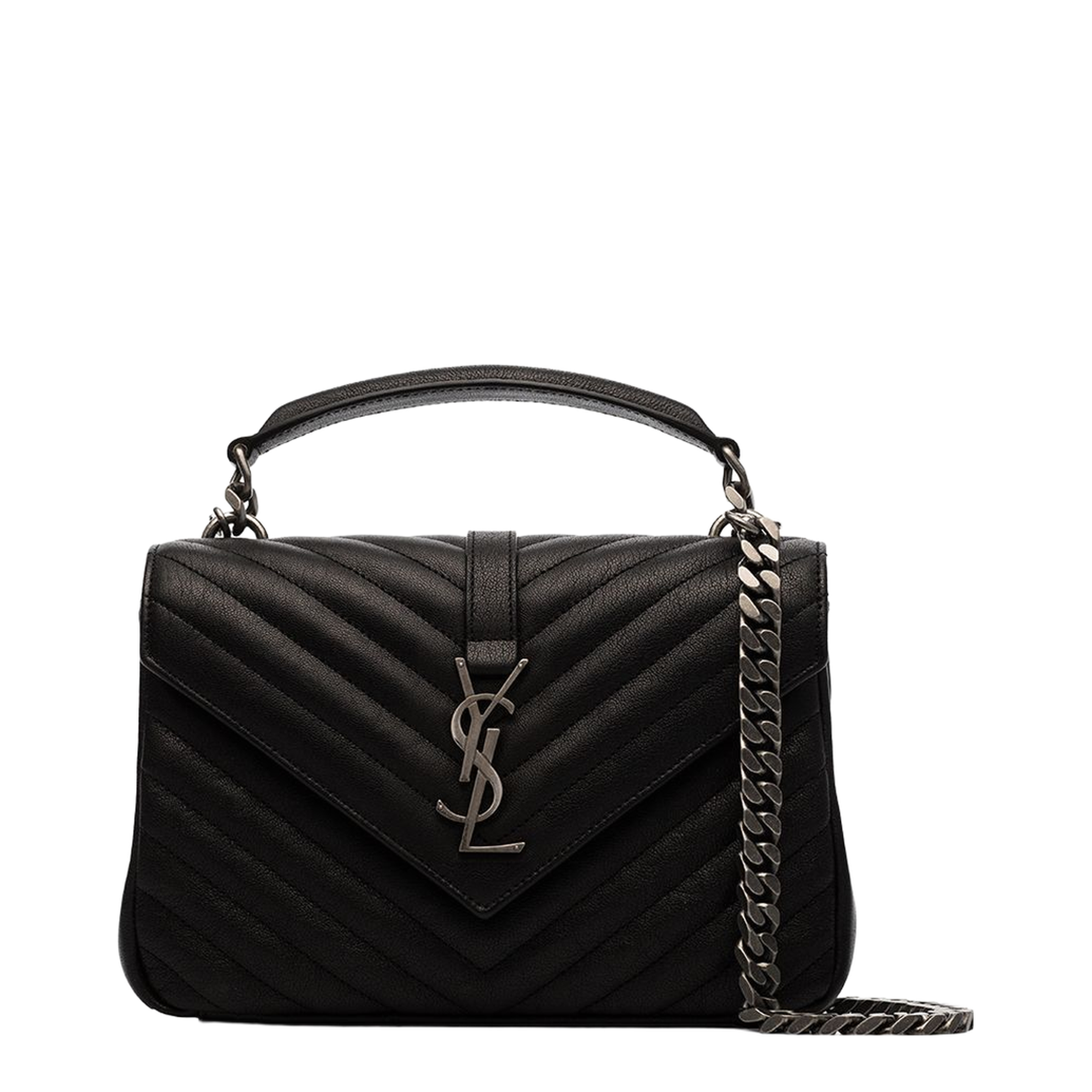 College Medium in Quilted Leather