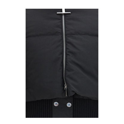 MAYFEYR - Thom Browne - Short Padded Jacket With Front Zip - FOR130YF1095001