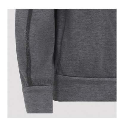 MAYFEYR - Brunello Cucinelli - Full Zip Monile Sweatshirt - MD828SM606C572