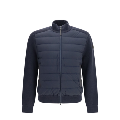 MAYFEYR - Moncler - Zip-Up Padded Cardigan In Wool And Cashmere Blend - L20919B00011M4281