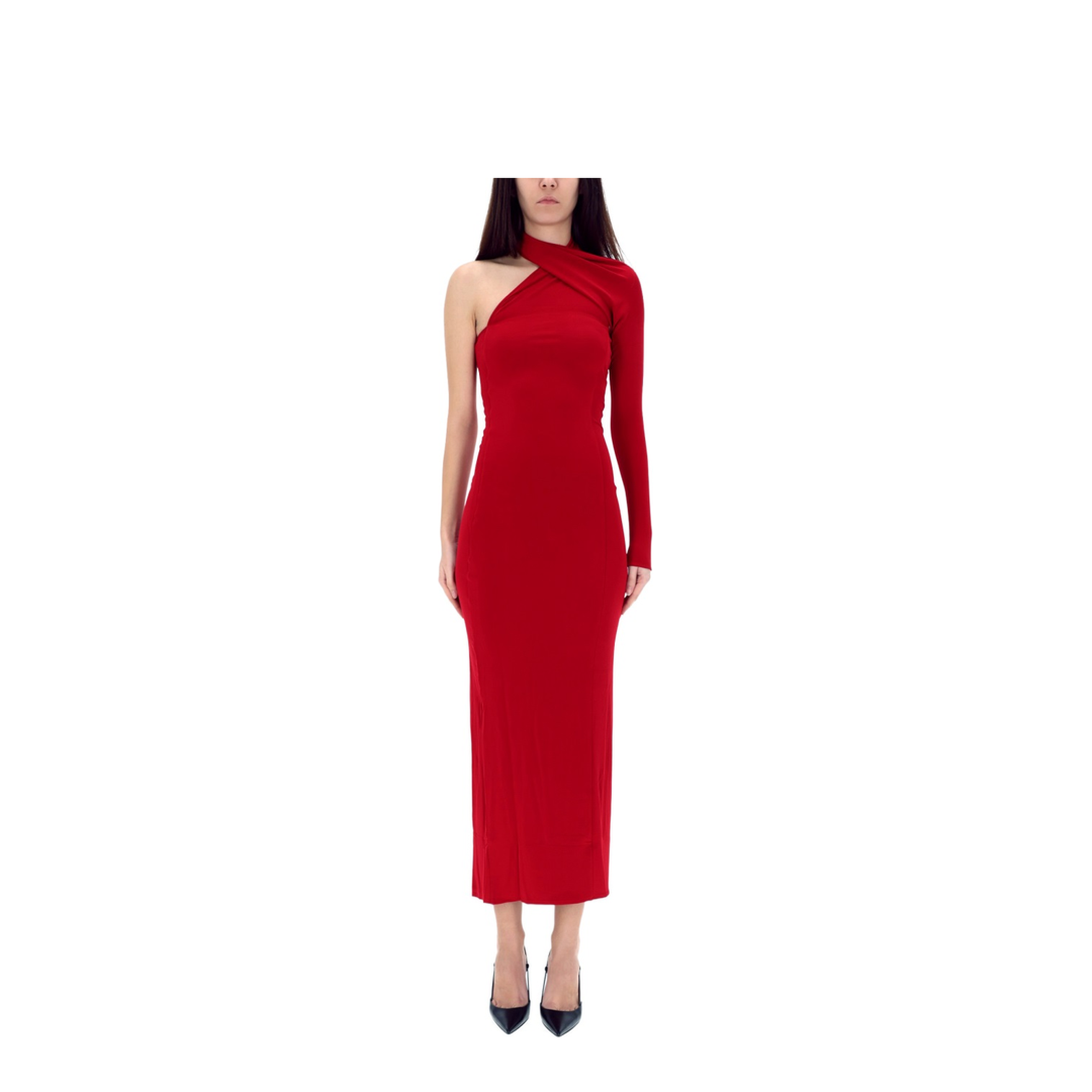 MAYFEYR - Courreges - Draped One Shoulder Dress - 425JRO735JS01454015