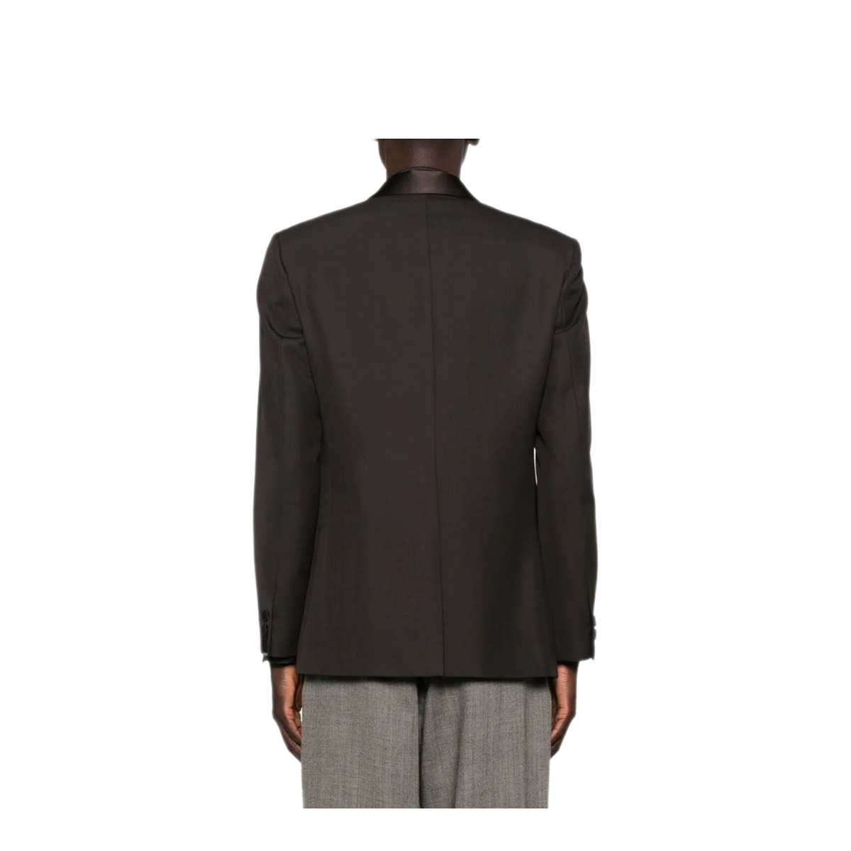 Brown Wool Crêpe Blazer