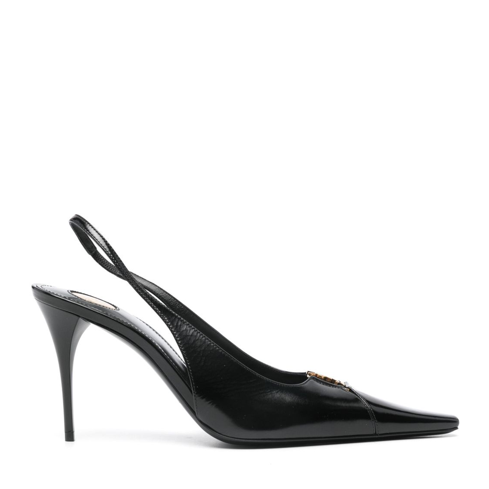 Slingback Pumps in Smooth Leather