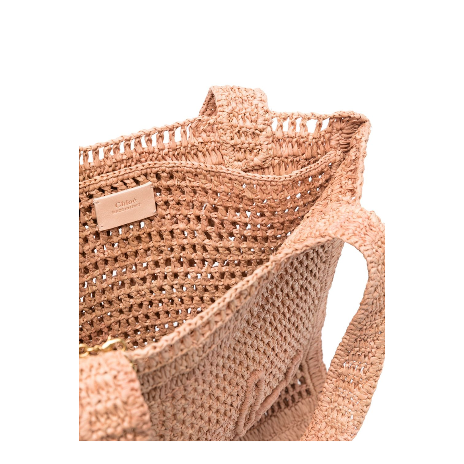 Summer Banana Tote Bag in Raffia