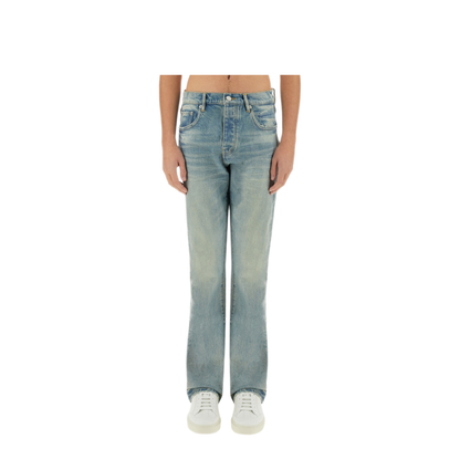MAYFEYR - Purple Brand - Coated Flare Jeans - P004TPLG125LTINDIGO