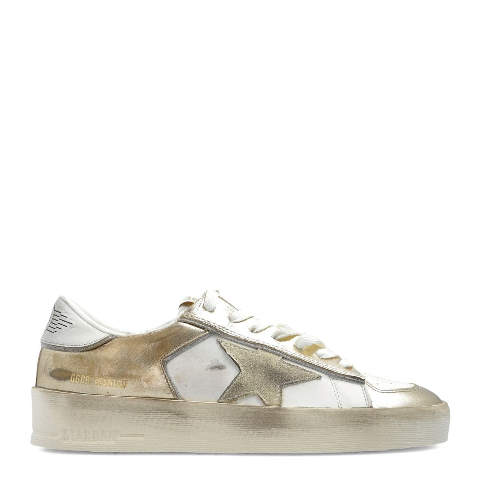 Lace-Up Flat Sneakers