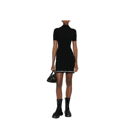 MAYFEYR - Alexander Wang - Ribbed Short-Sleeve Fitted Dress - 4KC1266045