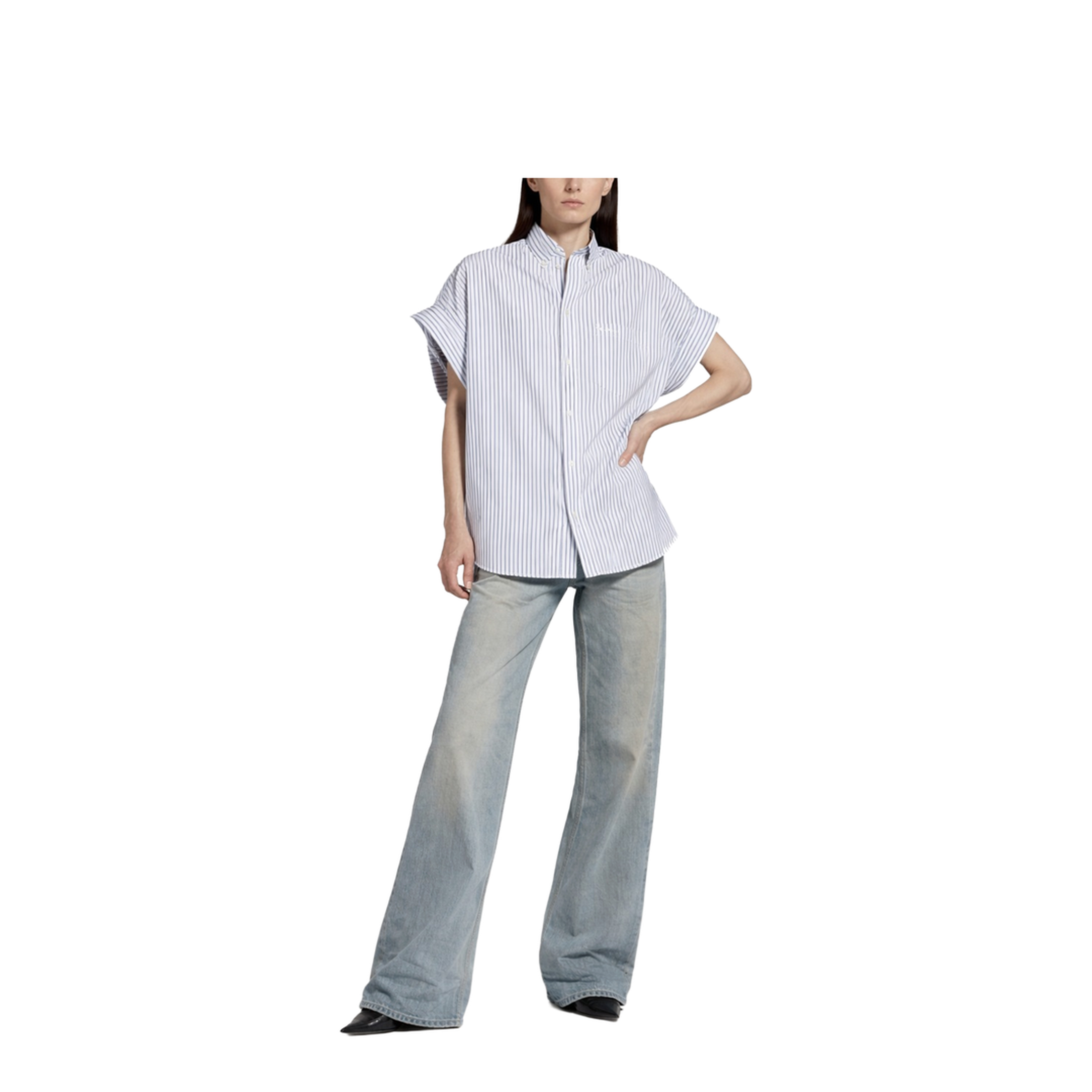 Tucked Sleeve Shirt