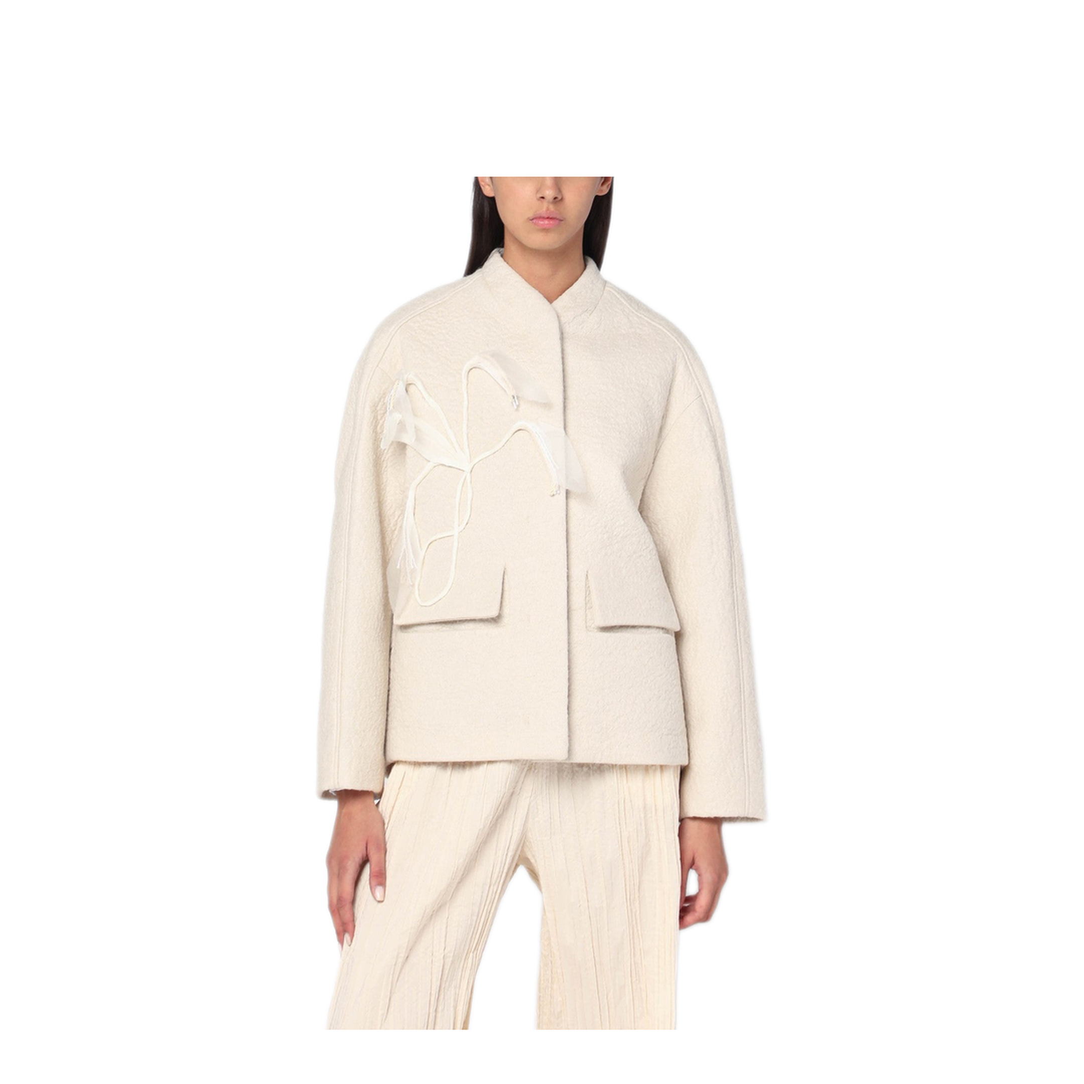 MAYFEYR - MKDT Studio - Jacket In Boiled Wool Cru - 25-3-186-3410WOEC