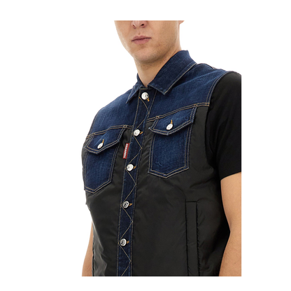 MAYFEYR - Dsquared2 - Denim Puffer Vest - S74FB0336S30664963